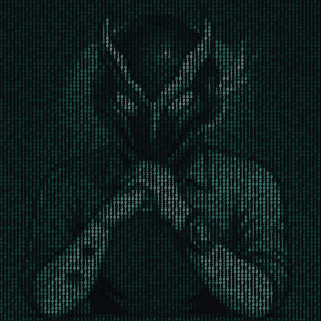 Stanley Tejakusuma avatar, rendered in binary